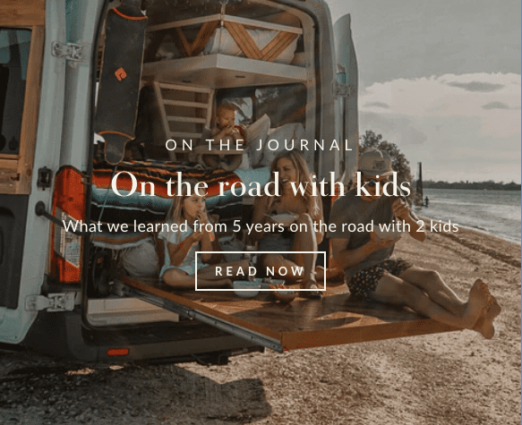 Simpler ways Vanlife On the road with kids article