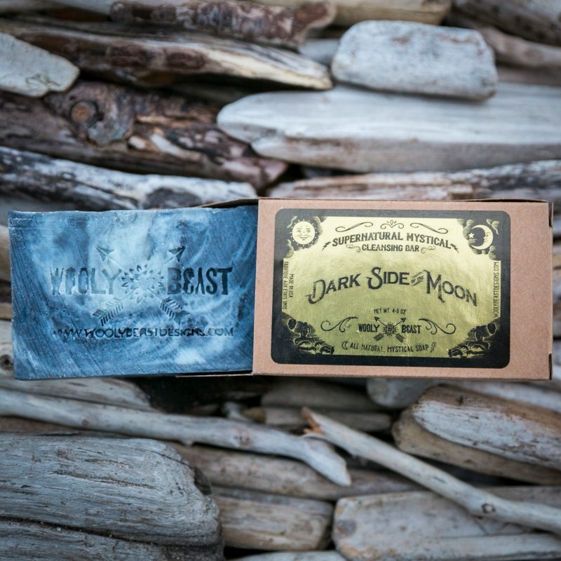 dark side of the moon natural soap peppermint and anise soap wooly beast naturals 747457