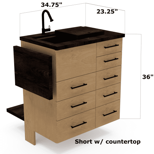 shortSinkDimensions