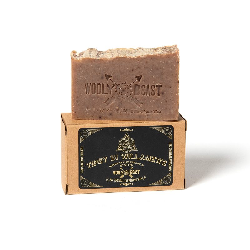 tipsy in willamette natural soap amber vanilla blackberry soap wooly beast naturals 406092